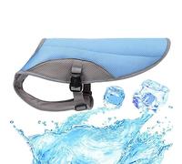 Lightweight Dog Cooling Vest, Medium and Large Dogs Cooling Vest, Cooling Jacket, for Outdoor Activities, Hiking, Training, Prevent Heatstroke in Dogs, Blue, M