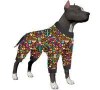 Lightweight Dog Pyjamas - Black XL