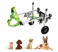Lightweight Dog Wheelchair for Back Legs - Mobility Aid for Disabled Pets Leg Brace & Hip Support XS Size (Widen) - Perfect Rehabilitation Solution