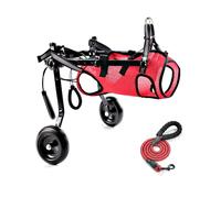 Lightweight Dog Wheelchair for Back Legs - Mobility Aid for Small Pets Hind Limb Support Cart with Wheels Adjustable Doggy Cart for Enhanced Walking and Comfort