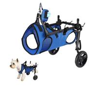 Lightweight Dog Wheelchair for Did Pets li Aid with Wheels Stable Pet Cart for Hind Leg Support Ideal for Dogs (Red)