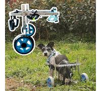 Lightweight Dog Wheelchair for Paralyzed Hind Legs - Adjustable Rehabilitation Cart for Small, Medium & Large Dogs - Pet Mobility Equipment for Enhanced Independence