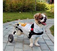 Lightweight Dog Wheelchair for Small Dogs - Adjustable 2-Wheel Cart for Paralyzed Back Legs - Durable Mobility Aid for Medium Pets - Enhance Dog Mobility & Comfort