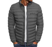 Lightweight Down Hooded Jacket Men Man Down Coat Oversized Puffer Jacket Hood Light Down Filled Jacket Men Puffa Padded Jacket Quilted Coat Solid Casual Warm Puffer Coat Puffy Bubble Jackets Winter