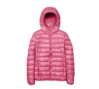 Lightweight Down Jacket Women with Hood Womens Down Coats Women's Ultra Light Packable Down Filled Coat Parka Quilted Padded Hooded Puffer Jacket Ladies Bubble Jacket Winter Clearance