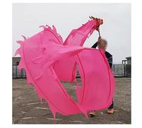 Lightweight Dragon Poi Led Dance Streamer, 3D Head, Juggling Set for Beginners, Outdoor Performance, Backyard Fitness