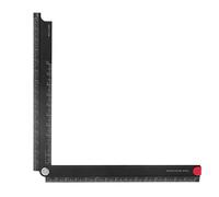 Lightweight Drawing Ruler 15cm-30cm Folding Aluminum Alloy Compact-size 160x24mm/6.3x0.94inch Positioning Measurement Finger Ruler Bevel Gauge Angle Protractor Azimuth Player Foldable Tester Locator