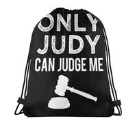 Lightweight Drawstring Bag Only Judy Can Judge Me Sport Gym Sack Comfortable Swim Bags For Beach Holidays Travel 36X42Cm