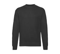 Lightweight Drop Shoulder Sweatshirt Fruit Of The Loom Black S