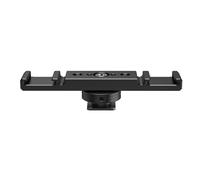 Lightweight Durability Camera Extension Double Mounting Brackets AntiSlip Design For Microphone LED Light Photography Aluminum Camera Extension