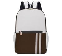 Lightweight Durable Kids School Backpack For Everyday Study Travel And Outdoor Use Comfortable Student Bookbag With Stylish Design (White1, One Size)