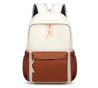 Lightweight Durable Kids School Backpack For Everyday Study Travel Comfortable Student Bookbag With Stylish Design (Khaki, M)