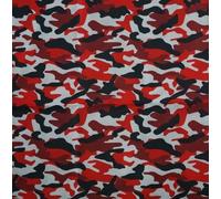 Lightweight & Durable Waterproof Polyester Fabric 4oz PU Coated | 140cm Wide | Supplied by the Metre or as Sample (Flame Red)