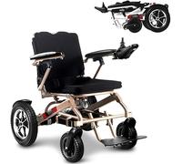 Lightweight Electric Folding Wheelchair, Durable Intelligent Carry Design, Safe and Convenient Mobility Aid