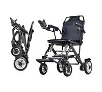 Lightweight Electric Folding Wheelchair, Electric Wheelchair,With Removable 10AH Lithium Battery, 100 Kg Weight Capacity, 14.9 Kg Total Weight, for Seniors and People with Disabilities. 12A