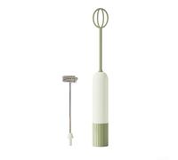 Lightweight Electric Mixer for Formula Feeding, ABS Housing and Stainless Steel Stirring Head, Practical for Daily Use with Various Beverage Types (Green)