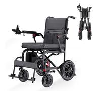 Lightweight Electric Wheelchair for Adults, Foldable Motorized Wheelchairs,15 Miles Range, 12AH Lithium Battery, All Terrain, 400W Brushless Motor, Airline Approved