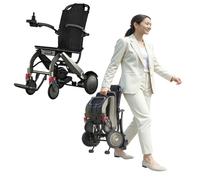 Lightweight Electric Wheelchair for Adults,Motorized Mobility Scooters for Seniors,Ultra-Light 14.9Kg,150Kg Capacity,Easy to Transport and Store,For Seniors 20A