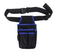 Lightweight Electrician Tool Bag 159g Waist Pack Waterproofs Design 8 Drill Bit Slots Enhancing Job Site Accessibility Professional Repair Tool Waist Pack