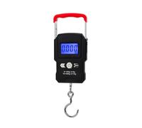 Lightweight Electronic Weight Tool Retractable Digital Hanging Scale with LCD Screen and 50Kg Capacity for Luggage Pocket Scale with Hook
