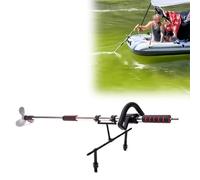 Lightweight Emergency Paddle/Drill Boat Propeller, Towing Operated Outboard Motor with Handle, Kayak Boat Drive Set for Outdoors Pond Lake(With Bracket,L-100cm(39 3/8"))