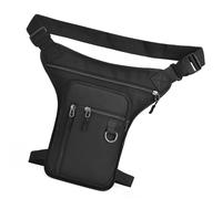 Lightweight Ergonomic Waist Pack with Zippered Compartments Fabric Leg Belt Bag Large Shoulder Bag for Running Cycling Nylon Waist for Outdoor