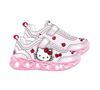 Lightweight Eva Sole Sports Shoe With Lights Hello Kitty Light Pink T030 Girl