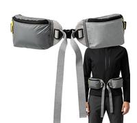 Lightweight Fanny Pack Waterproof Waist Compartments Bag | Running Fanny Pack for Running Travel Hiking Walking Fitness Commuting Workout Outdoor