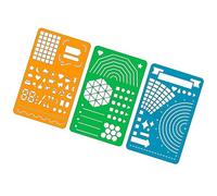 Lightweight Field Note Compatible Rulers 3 Templates for Accurate Sketching Ruler Template