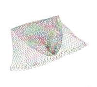 Lightweight Fishing Landing Net Replacement, 9-Wire Braid Nylon Mesh Net Head for Carp Coarse Fishing, Strong 75kg Load, 2cm Large Mesh, Diameter(diameter 60cm)