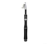 Lightweight Fishing Pole 32cm Collapsed for Backpacking | 1.6m length, ultra-light carbon fiber, 32cm collapsed size, ideal for hiking, travel storage