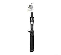 Lightweight Fishing Pole 32cm Collapsed for Backpacking | 1.6m length, ultra-light carbon fiber, 32cm collapsed size, ideal for hiking, travel storage