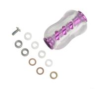 Lightweight Fishing Reel Handle Knob with Fishbone Pattern Grip and CNC Bearings for Smooth Casting Compatible with For DSA Fishing Reels (Purple)