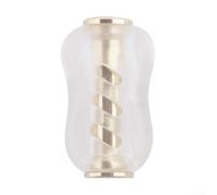 Lightweight Fishing Reel Handle Knob with Fishbone Pattern Grip and CNC Bearings for Smooth Casting Compatible with For DSA Fishing Reels (Gold)