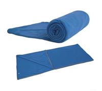 Lightweight Fleece Sleeping Bag Liner 510g Zippered Compact for polar Fleece Sleep Sack 16x30cm Travel Zippered Camping Blanket Liner for Outdoor Tent Portable Microfiber Sleep Bag 510g Machine Wash