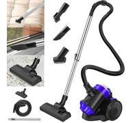 Lightweight Floor & Carpet Bagless Vacuum Cleaner, 1000W High Power Motor, Powerful Suction, 1.5L Capacity Dust Tank, Low Noise, Easily Portable, Easy Hose Storage, for All Floor Types