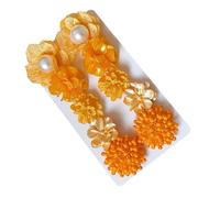 Lightweight Floral Ear Jewelry Women Pearl Accent, D