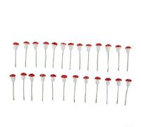 Lightweight Foam Mushroom Decor 25 or 100Pcs for Garden Craft Enthusiasts with Simple Design for Nesting in Plant Containers (25Pcs)