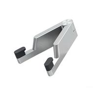 Lightweight Foldable Aluminum Phone Stand for Devices 4 to 10 5 Inches Portable Holder for Watching Videos, Video CFor Alls, and Browsing (Silver)