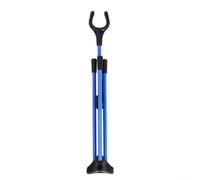 Lightweight Foldable Bow Stand Holder for Recurve and Longbows Easy to Transport and Setup for All Archers (Blue)
