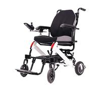 Lightweight Foldable Electric Wheelchair, Dual Control System, 100Kg Capacity, Quick Fold & One Button Switch, Manual/Electric for Mobility Assistance