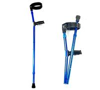 Lightweight Foldable Forearm Crutch Adjustable Support Walking Cane Ergonomic Cuff Folding Crutch For Seniors Disabled Elderly