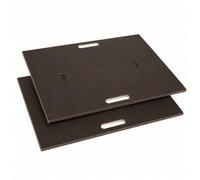 Lightweight Foldable Loft Crawl Board Attic Support with Handles 1.3m x 60cm Open Closed Non Slip Grip Tape 120kg Load Fit Into Cars Vans Portable Folding - Pack of 2