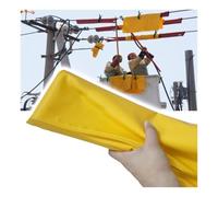 Lightweight Foldable Non-Conductive Insulating Blanket, 0.4/10KV Folding Anti-Slip High Voltage Insulated Mat/Cover for Electricians(10KV-90x100cm(35.4x39.4in))