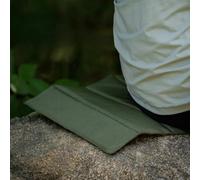 Lightweight Foldable Seat Cushion with PE Waterproof Layer and Non Slip Bottom for Outdoor Activities (Black)