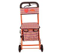 Lightweight Folding Adjustable Driving Medical, Elderly Shopping cart can sit on The
