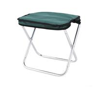Lightweight Folding Camping Stool, Space Saving and Portable, for Outdoor Activities and Adventures (Ink green)