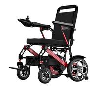 Lightweight Folding Electric Wheelchair 21kg, 400W Dual Motors, 100kg Weight Capacity Three Battery Options (6Ah/12Ah/20Ah) + Spare Battery(12AH)