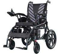 Lightweight Folding Electric Wheelchair, Deluxe Fold Foldable Power Compact Mobility Aid Wheel C