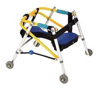 Lightweight Folding Four Wheel Rollator Walker, for Toddlers, Kids, Teens with Special Needs, Cerebral Palsy, with Seat Cushion,S,XL